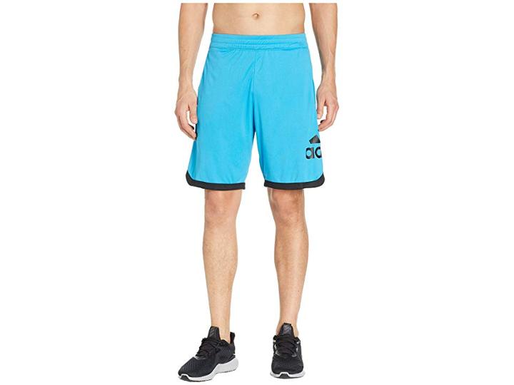 Adidas Badge Of Sport Shorts (shock Cyan) Men's Shorts
