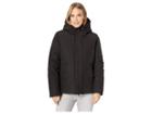 Save The Duck Short Coat With Faux Fur (black) Women's Coat