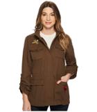 Vince Camuto 4-pocket Patch Work Parka (army) Women's Coat