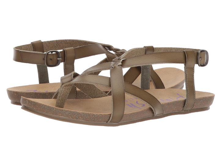 Blowfish Granola-b (sage Dyecut Pu) Women's Sandals