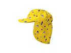 San Diego Hat Company Kids All Over Print Cap W/ Neck Cover (toddler/little Kids) (yellow) Caps