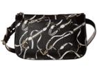 Lauren Ralph Lauren Belt Bag (black Signature Belting Print) Women's Belts