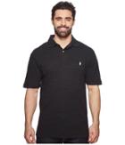 Polo Ralph Lauren Big Tall Basic Mesh Short Sleeve Knit (black Marl Heather) Men's Clothing