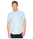 Robert Graham Modern Americana Isia Short Sleeve Woven Shirt (blue) Men's Clothing