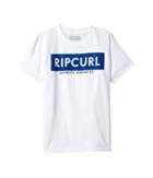 Rip Curl Kids Zipper Premium Tee (big Kids) (white) Boy's T Shirt