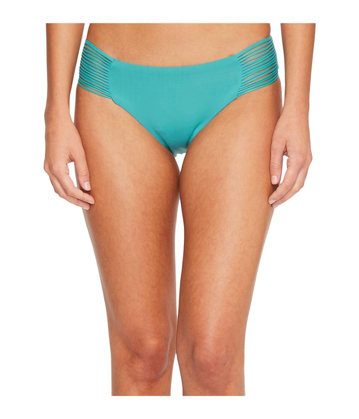 Isabella Rose Beach Solids Maui Bikini Bottom (caribbean) Women's Swimwear