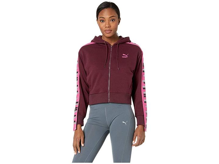 Puma Revolt Full Zip Terry Hoodie (fig) Women's Sweatshirt