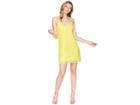 Jack By Bb Dakota Jemma Geometric Lace Slip Dress (lemon Yellow) Women's Dress
