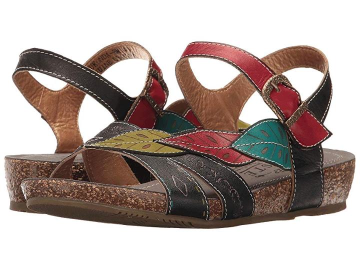 L'artiste By Spring Step Kukonda (black Multi) Women's Shoes