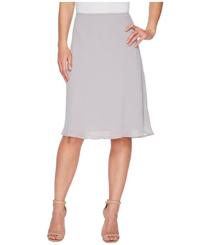 Nic+zoe Paired Up Skirt (zinc) Women's Skirt