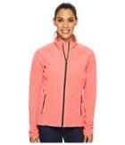 Adidas Outdoor Reachout Jacket (tactile Pink) Women's Coat
