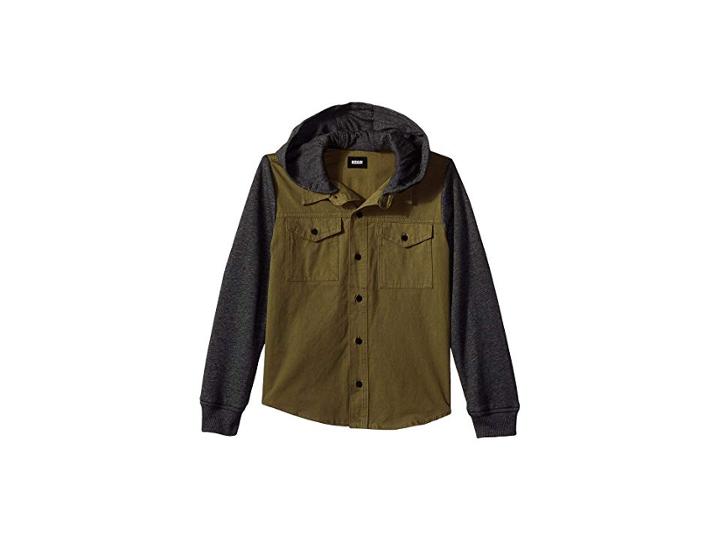 Hudson Kids Hybrid Shirt (big Kids) (petrol) Boy's Clothing