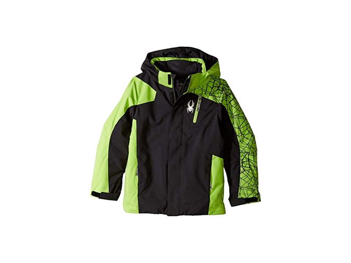 Spyder Kids Guard Jacket (big Kids) (black/fresh 1) Boy's Jacket