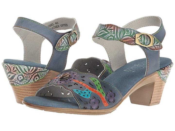 L'artiste By Spring Step Isobel (blue) Women's Shoes