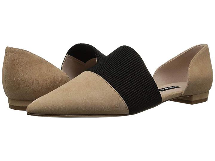 Nine West Affable (light Natural/black Suede) Women's Shoes