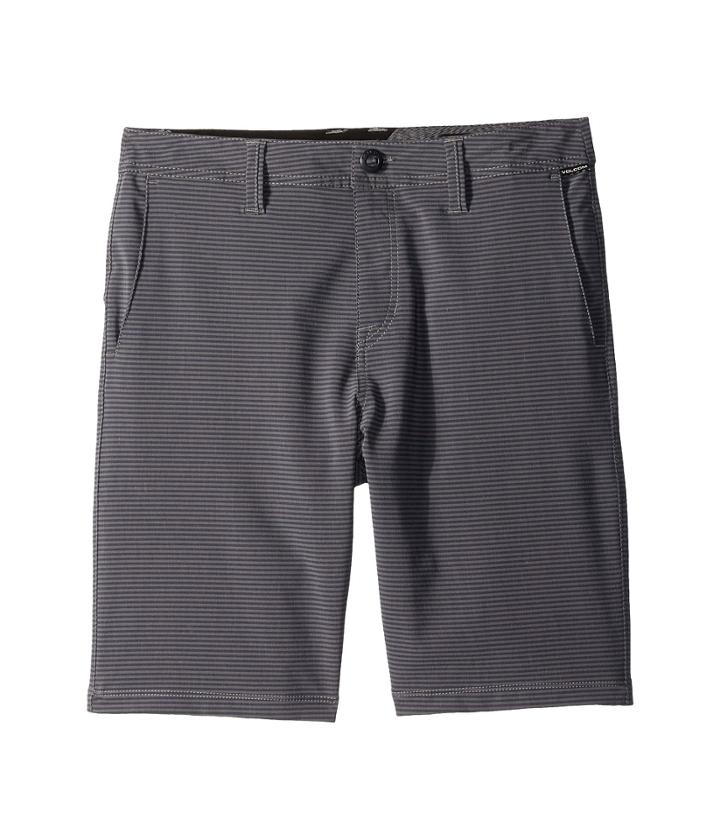 Volcom Kids Frickin Snt Mix Shorts (big Kids) (deep Blue) Boy's Shorts
