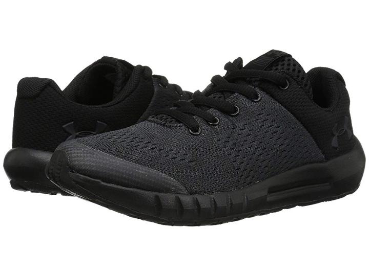 Under Armour Kids Ua Bps Pursuit (little Kid) (anthracite/black) Boys Shoes