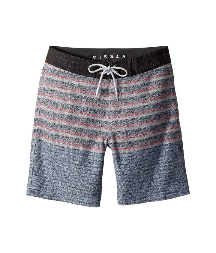 Vissla Kids Sofa Surfer Lulls Fleece Shorts (dark Naval) Boy's Shorts