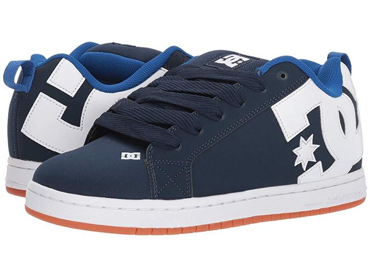 Dc Court Graffik (navy/royal) Men's Skate Shoes