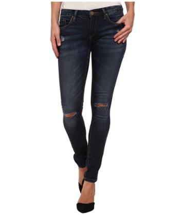 Blank Nyc Denim Blue Skinny W/ Rip (pros And Ex Cons) Women's Jeans