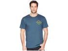 Toad&co Pint Half Full Short Sleeve Tee (moody Blue) Men's T Shirt