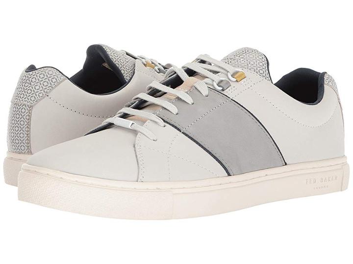 Ted Baker Quana (white Leather) Men's Shoes