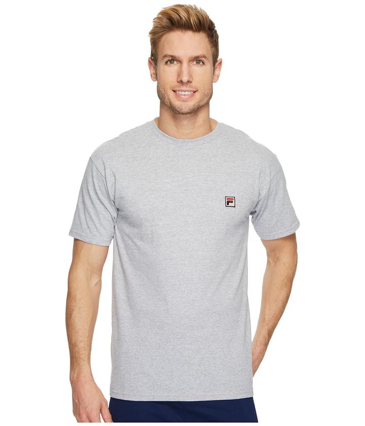 Fila F Box T-shirt (grey Heather) Men's T Shirt