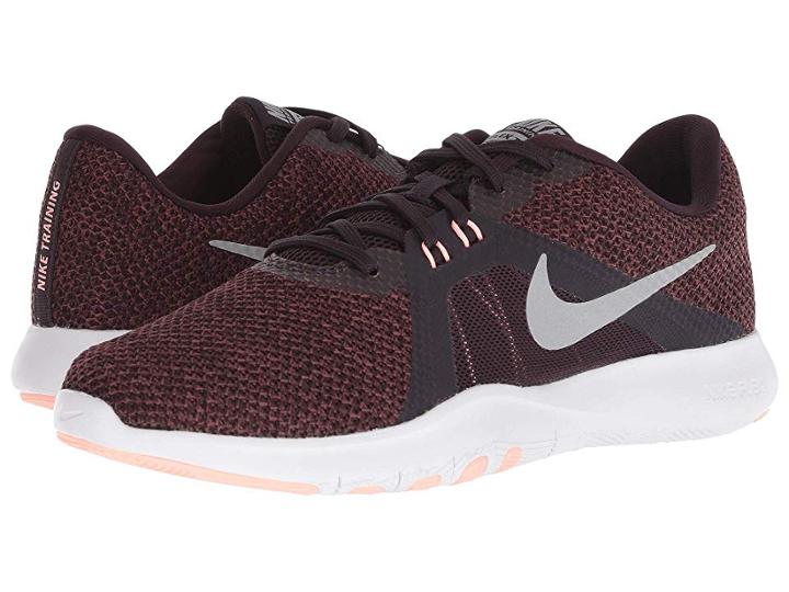 Nike Flex Tr 8 (burgundy Ash/metallic Silver) Women's Cross Training Shoes