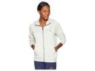 Nike Rally Hoodie Full Zip (grey Heather/pale Grey/white) Women's Sweatshirt