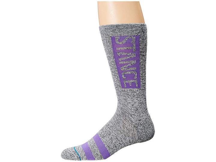 Stance Og (heather Grey) Men's Crew Cut Socks Shoes