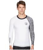 Volcom Lido Block Long Sleeve (white) Men's Clothing
