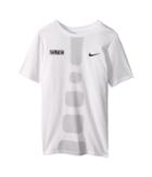Nike Kids Dry Elite Basketball Tee (little Kids/big Kids) (white) Boy's T Shirt