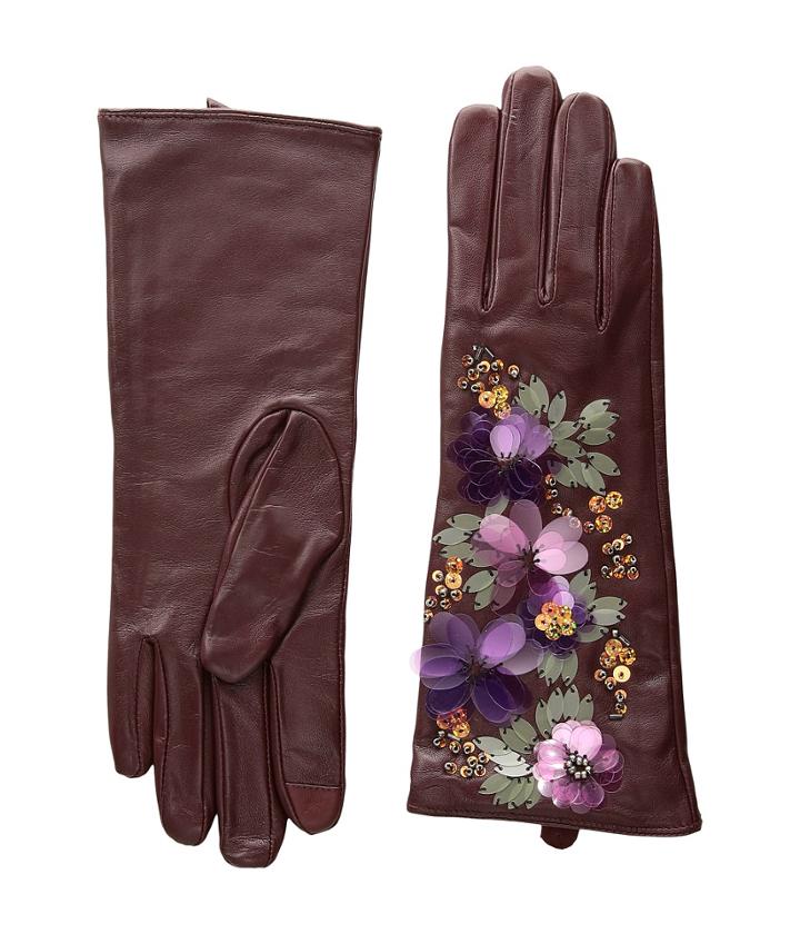 Echo Design Floral Cascade Gloves (port) Dress Gloves