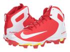 Nike Alpha Huarache Keystone Mid (university Red/white/white) Men's Cleated Shoes