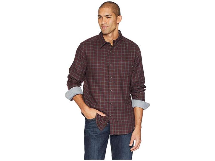 Marmot Fairfax Midweight Flannel Long Sleeve (burgundy) Men's Long Sleeve Button Up