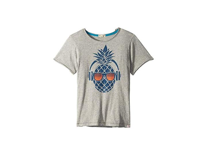Appaman Kids Graphic Short Sleeve Tee (toddler/little Kids/big Kids) (heather Mist) Boy's T Shirt