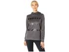 Under Armour Synthetic Fleece Pullover Wordmark (charcoal/charcoal/black) Women's Clothing