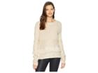 Jack By Bb Dakota Mix It Up Novelty Stitch Sweater (natural Beige) Women's Sweater