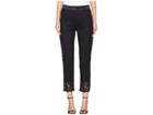 The Kooples Openwork Lace Trousers (black) Women's Casual Pants