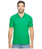 Nautica Short Sleeve Solid Deck Shirt (rolling Green) Men's Short Sleeve Knit