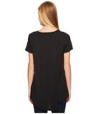 Exofficio Wanderlux V-neck Short Sleeve Top (black) Women's T Shirt