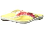 Spenco Yumi English Bouquet (yellow) Women's Sandals