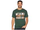 Champion College Miami Hurricanes Jersey Tee (dark Green) Men's T Shirt