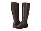 Softwalk Hollywood Wide Calf (dark Brown Soft Nappa Leather) Women's Wide Shaft Boots