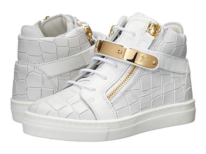 Giuseppe Zanotti Kids Aftering Sneaker (toddler/little Kid) (white) Kids Shoes