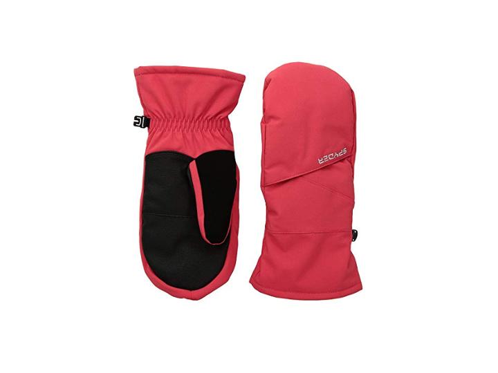 Spyder Kids Astrid Ski Mitten (little Kids/big Kids) (hibiscus/black) Ski Gloves