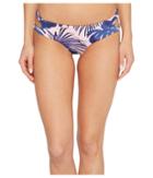 The Bikini Lab Why Can't We Be Fronds Cut Out Hipster Bottom (light Pink) Women's Swimwear