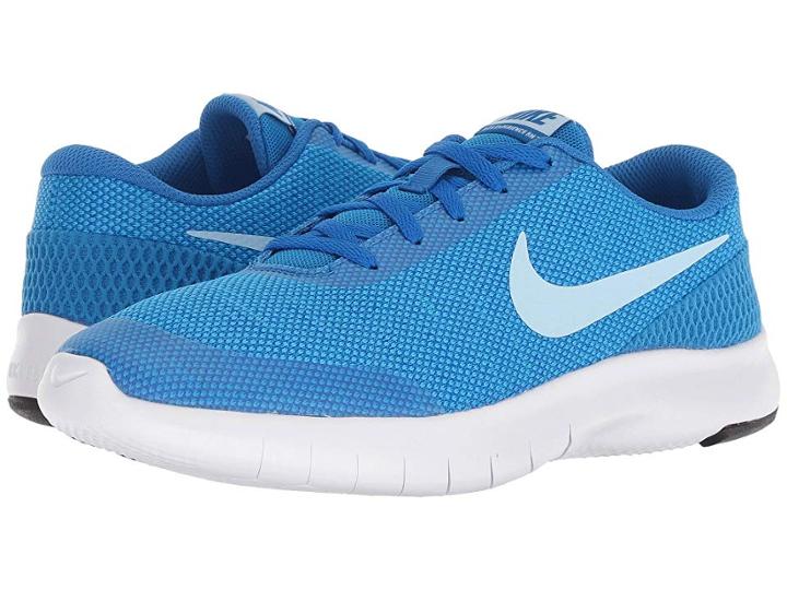 Nike Kids Flex Experience Run 7 (big Kid) (cobalt Blaze/cobalt Tint/blue Hero/white) Girls Shoes