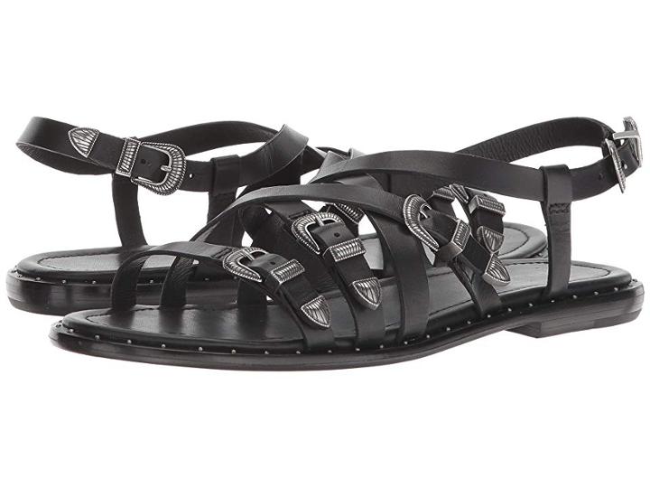 Frye Blair Western Sandal (black) Women's Sandals