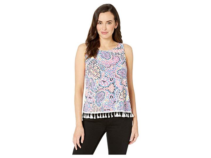 Pappagallo Tammy Top (tropical Pink Multi) Women's Blouse